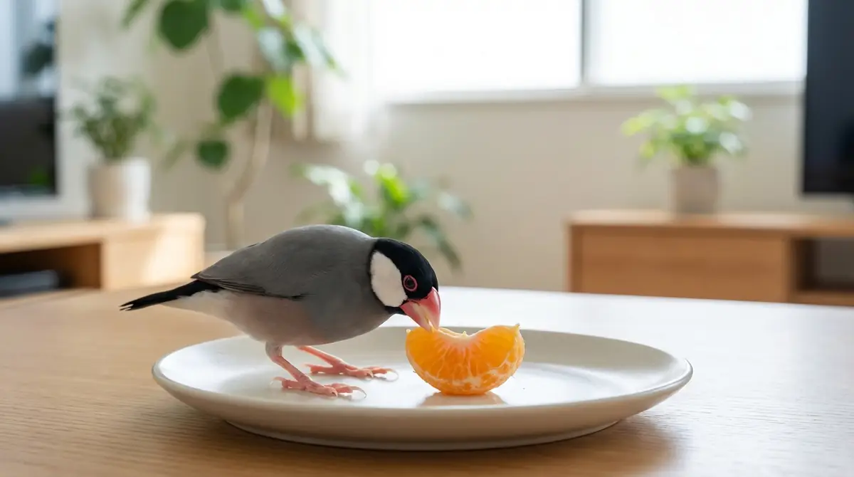 【実践ガイド】文鳥へのみかんの与え方と適量