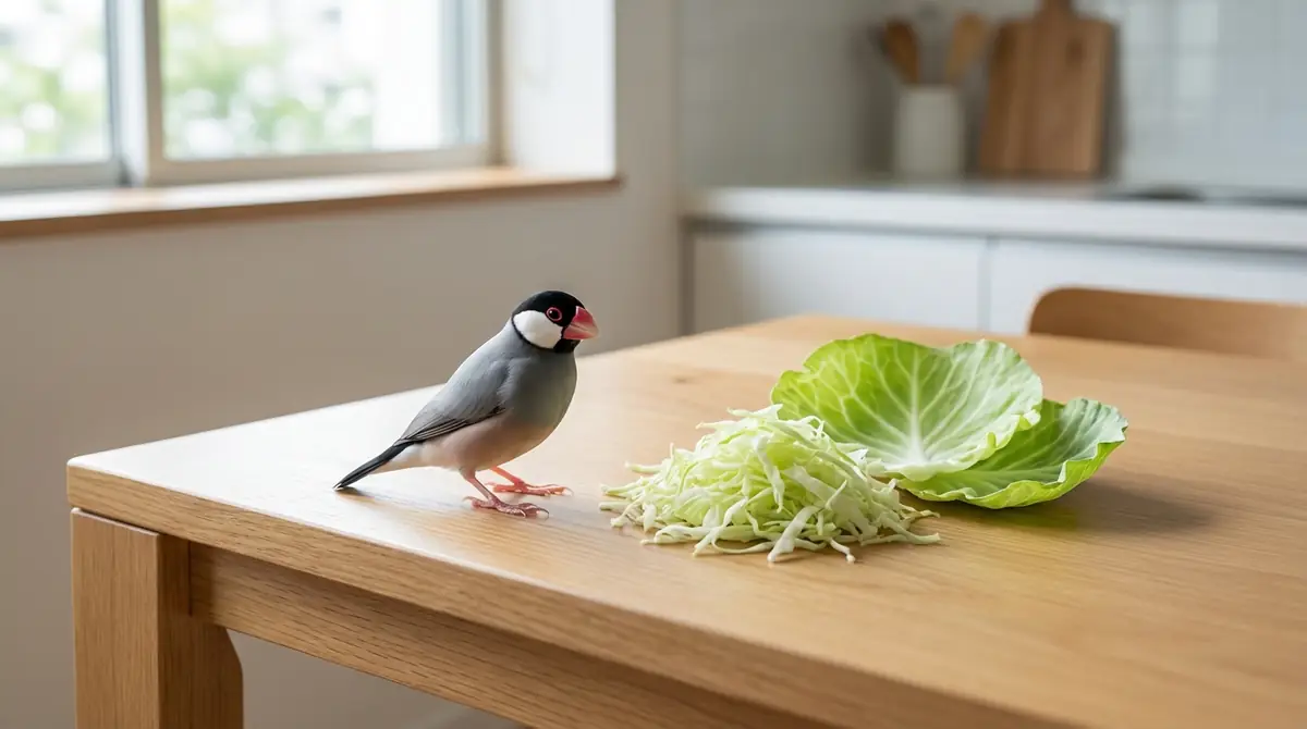 文鳥にキャベツを与えても安全？結論と適量を解説