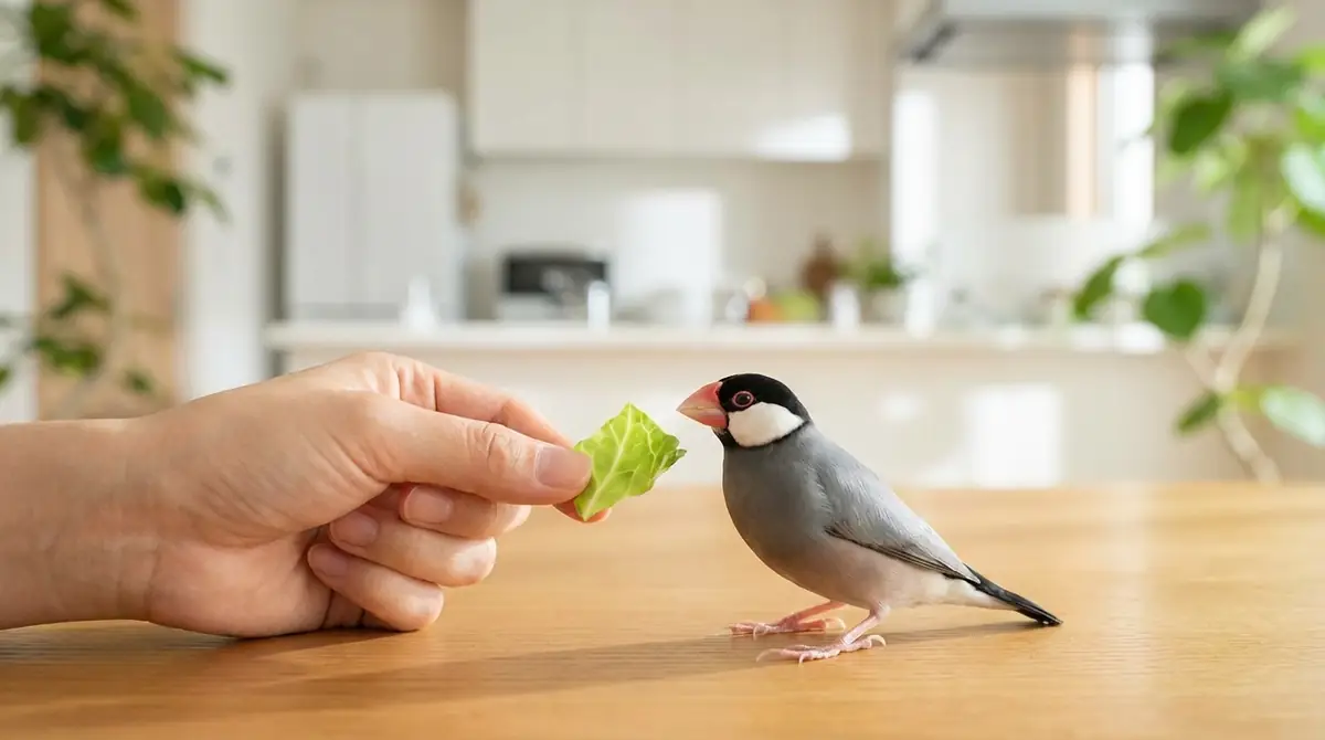 文鳥へのキャベツの与え方【5ステップで解説】