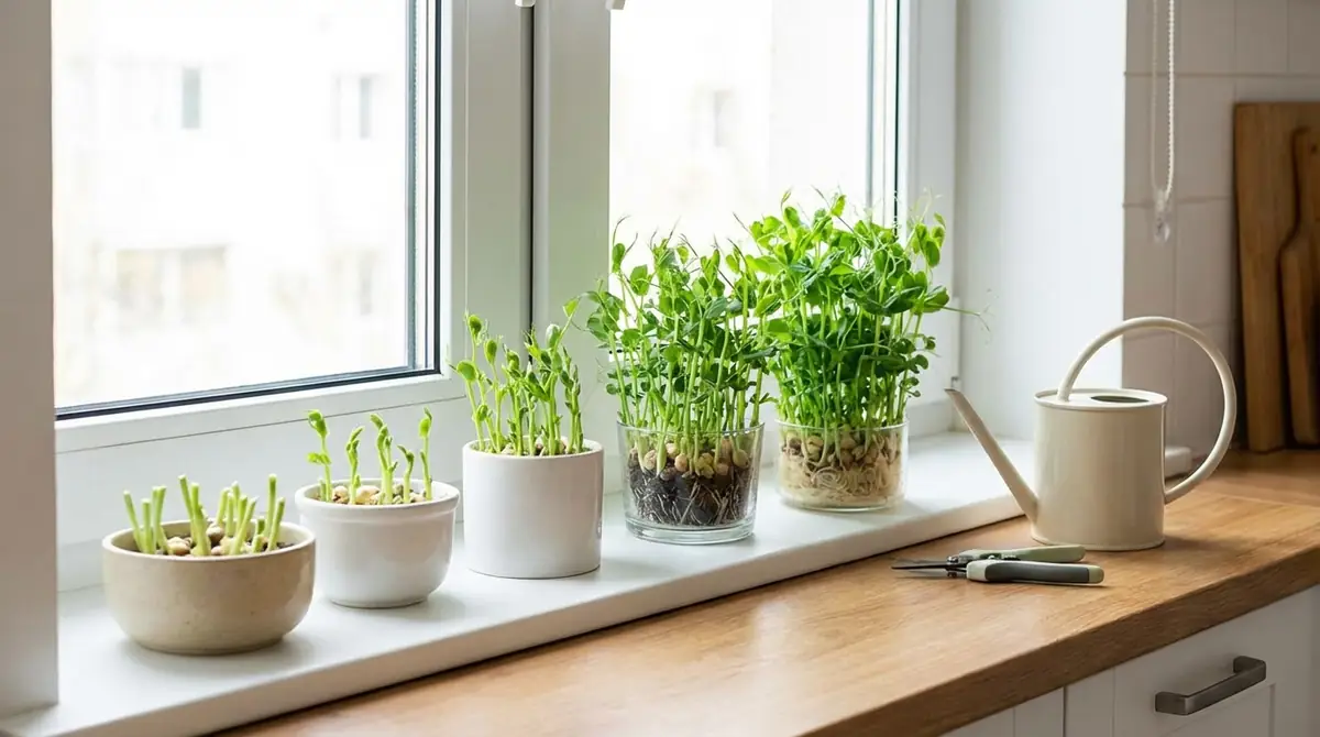 豆苗の再生栽培でコスパUP【簡単手順】