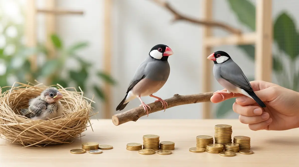 雛・成鳥・手乗りで文鳥の価格はどう変わる?