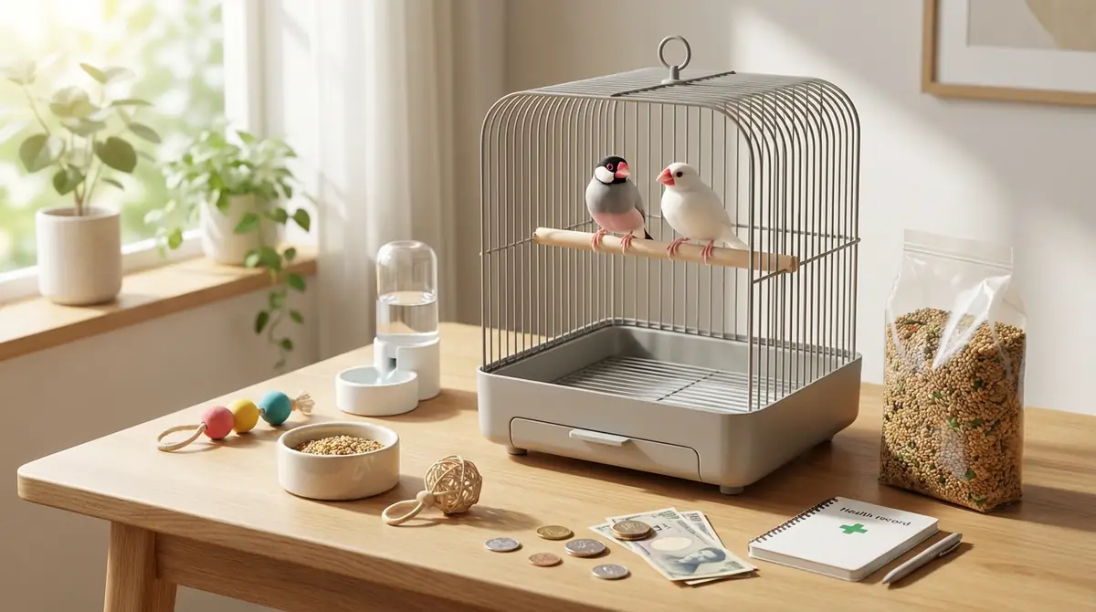 文鳥を飼う初期費用は総額いくら?必要なものリスト