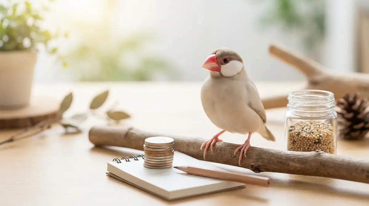 文鳥の月々・年間の飼育費用はいくらかかる?