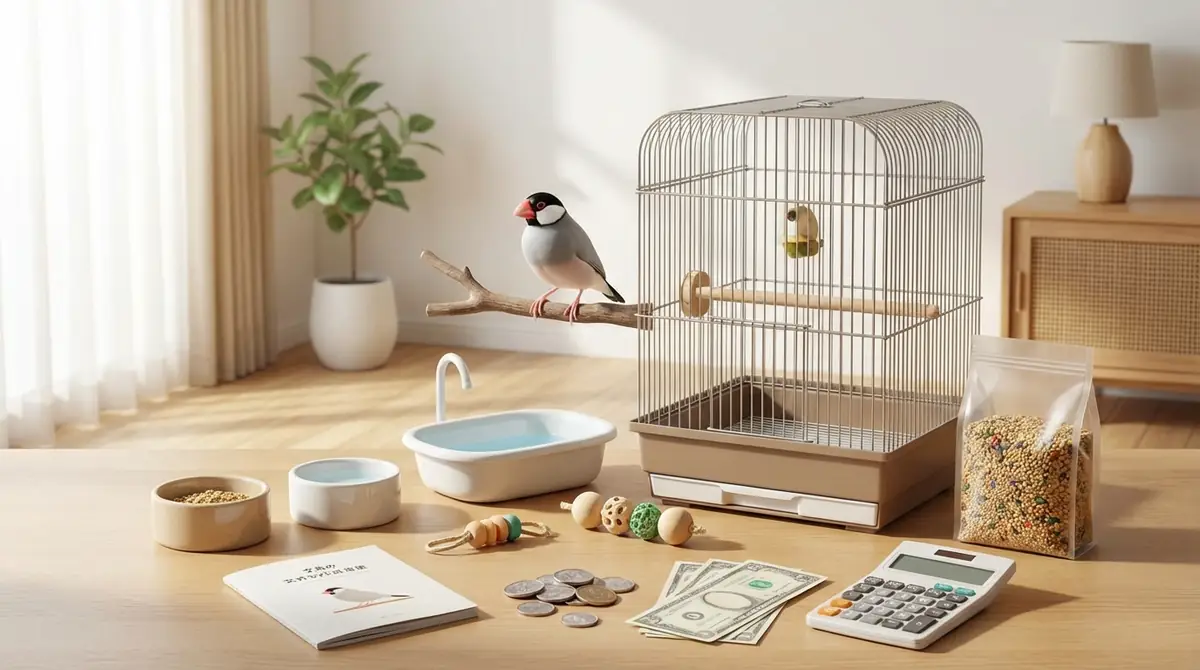 文鳥の飼育に必要なもの・費用一覧