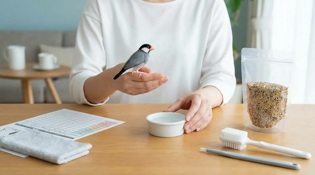 文鳥の飼育方法｜日々のお世話とスケジュール
