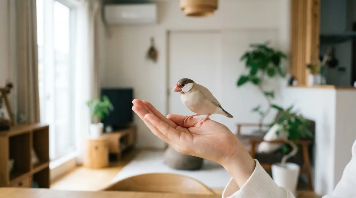 文鳥を手乗りに育てる方法