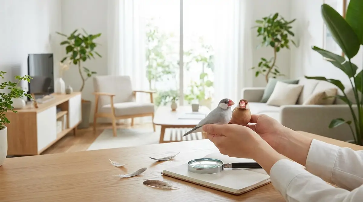 自宅で文鳥の性別を判別する5ステップ