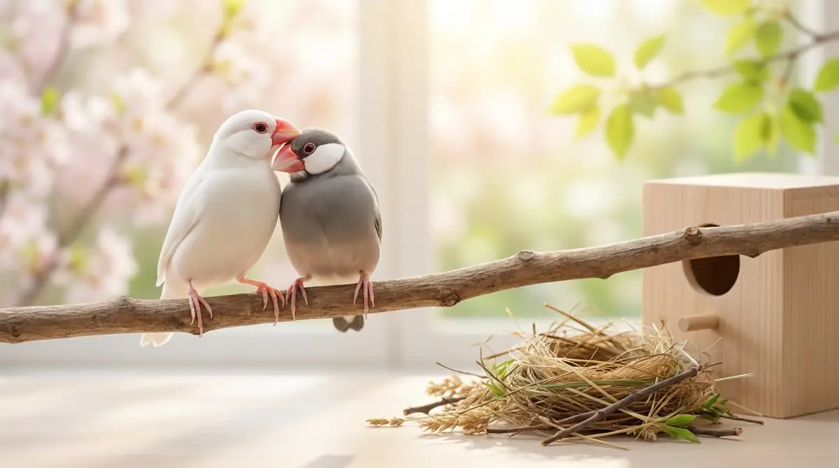 文鳥の発情期の基礎知識|時期・期間・年齢まとめ