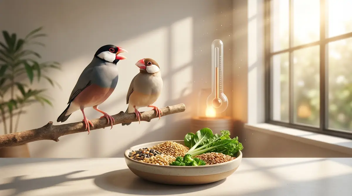 文鳥が発情する仕組み|日照時間・温度・栄養の関係