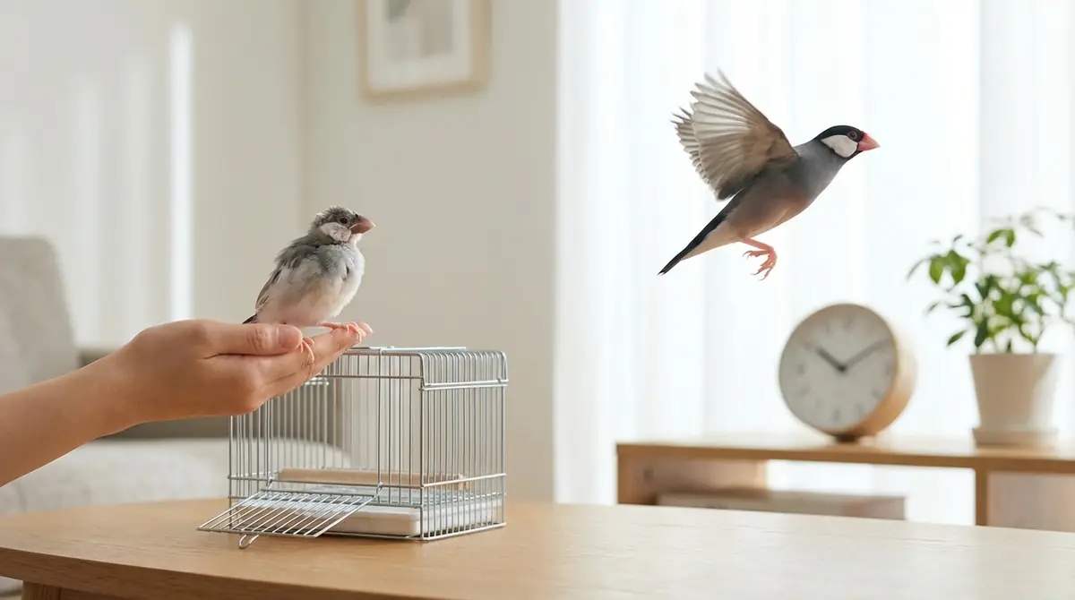 【年齢・状態別】文鳥の放鳥時間を調整する目安