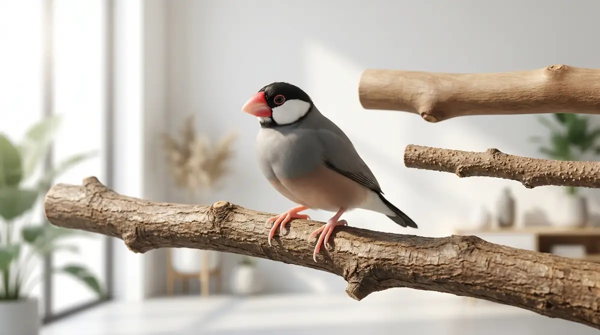文鳥に止まり木が必要な理由と3つの役割