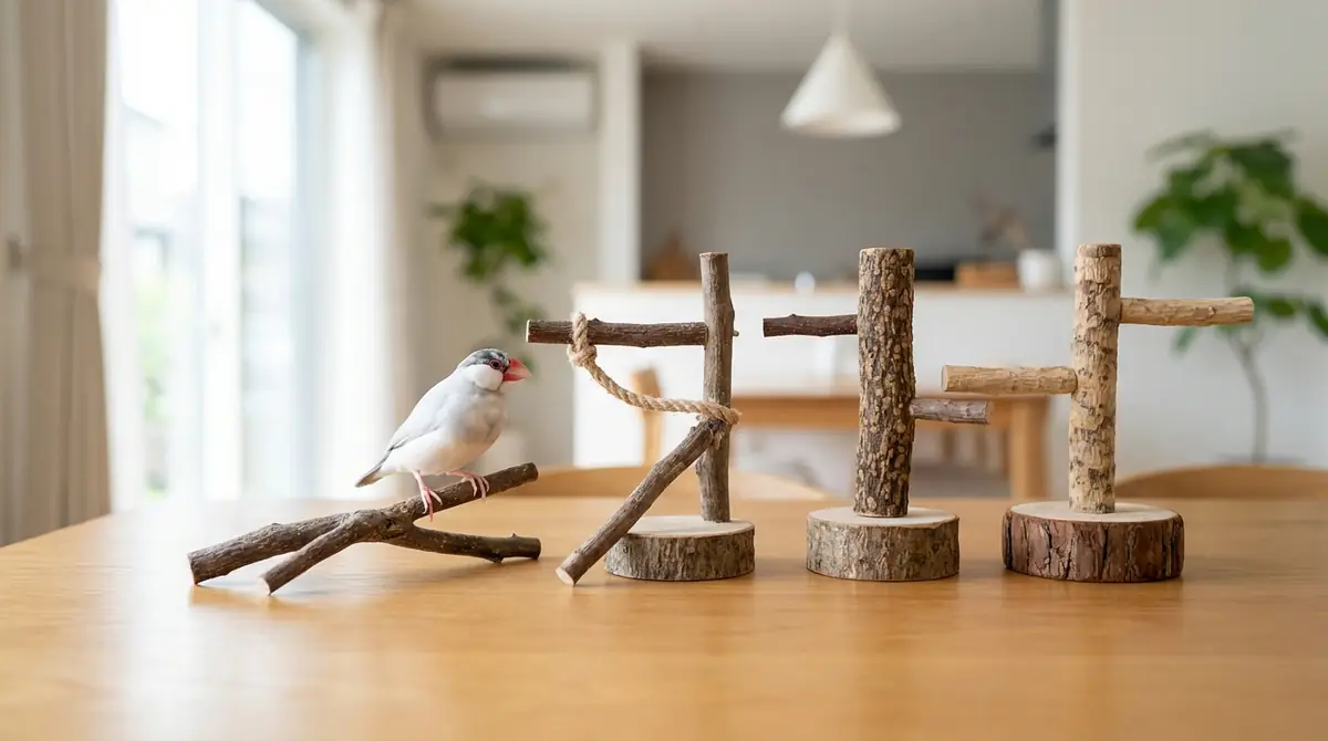 文鳥の止まり木の選び方｜5つのチェックポイント