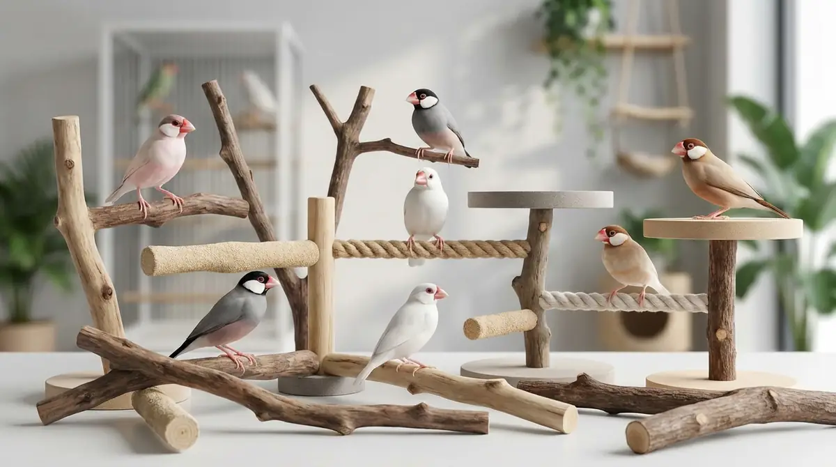 【タイプ別】文鳥におすすめの止まり木6選