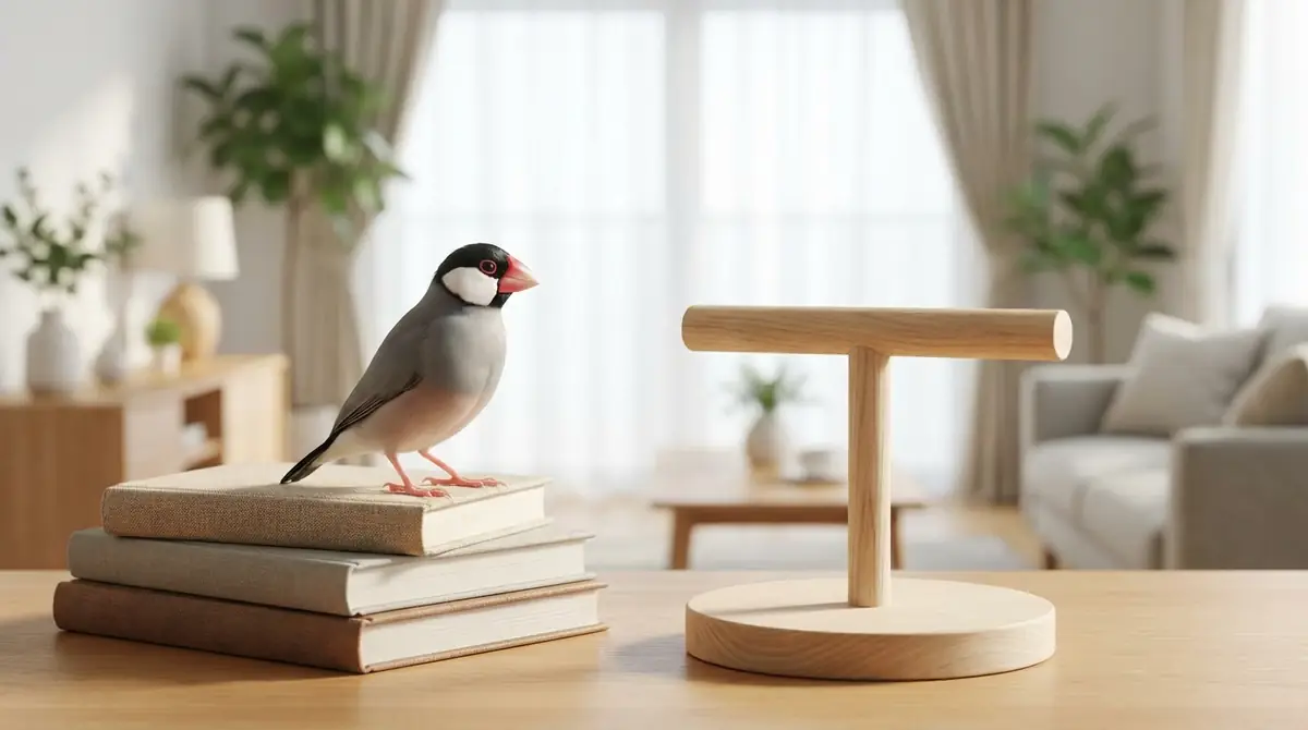 文鳥が止まり木に止まらないときの原因と対処法