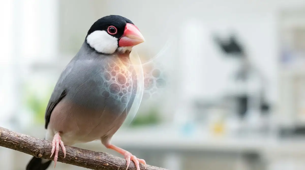 文鳥の甲状腺腫とは？原因とメカニズムを解説