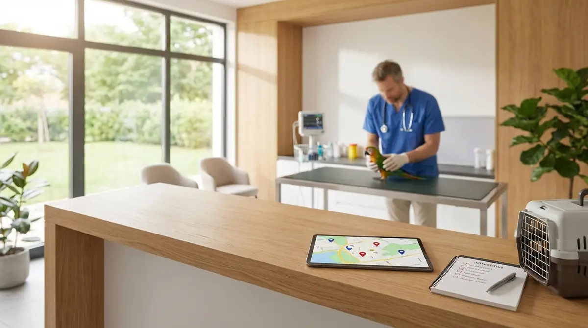 鳥専門病院の探し方と受診準備