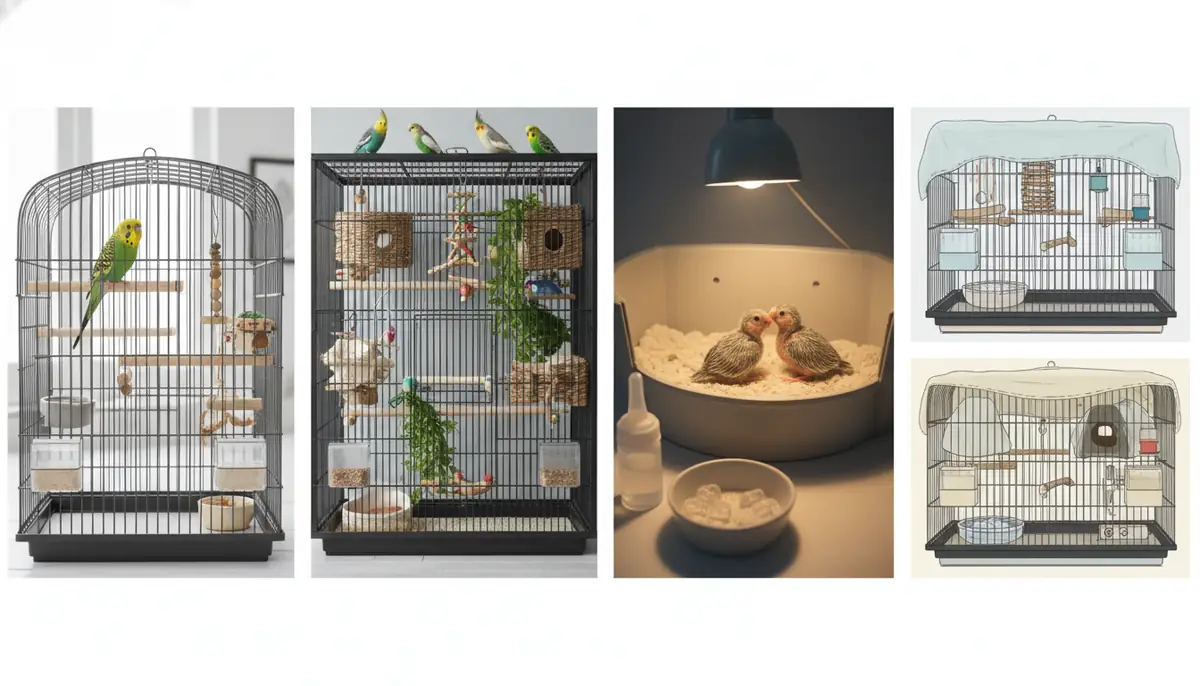 【条件別】1羽飼い・複数羽・雛・老鳥・季節ごとのレイアウト調整