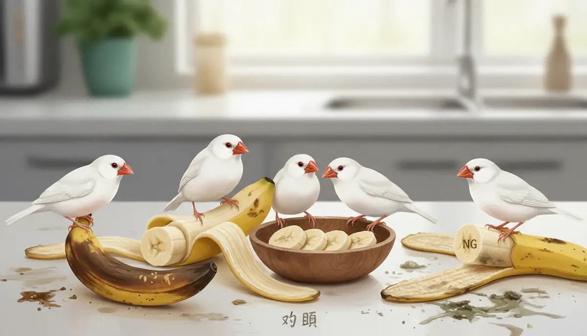 文鳥にバナナを与えるときの注意点・やってはいけないNG例