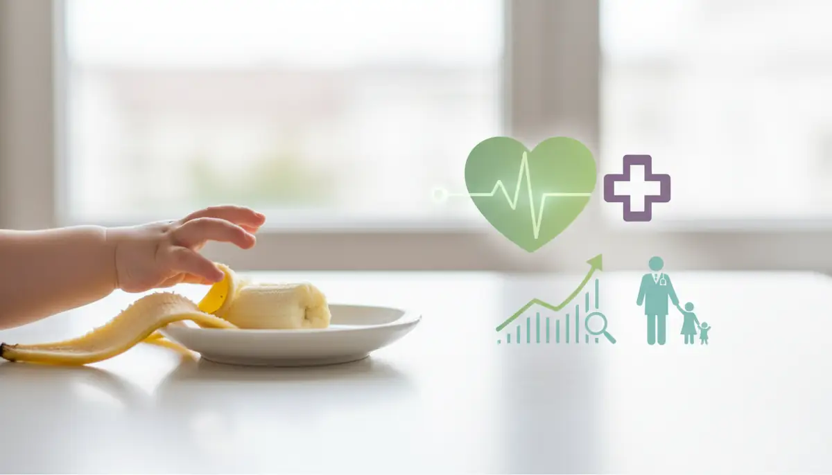 バナナを与えた後の健康チェックと受診の目安