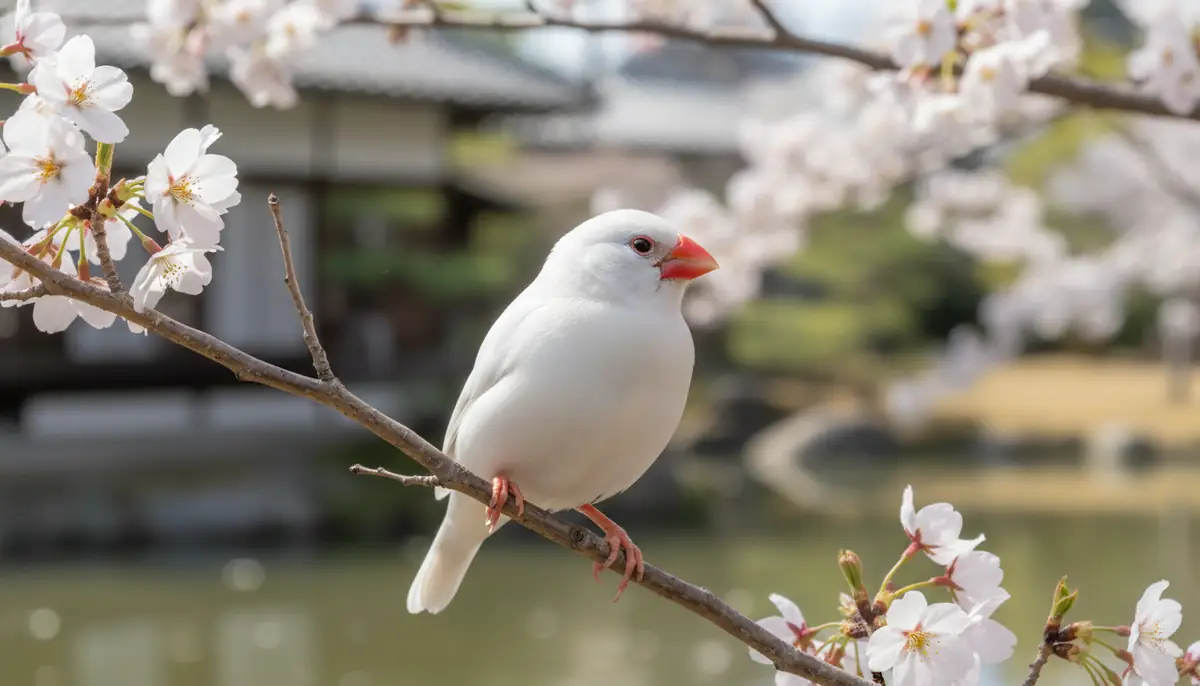 文鳥の種類③白文鳥の特徴｜日本生まれの美しい品種