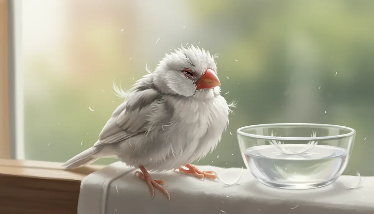 換羽期の文鳥に見られる症状と体調変化