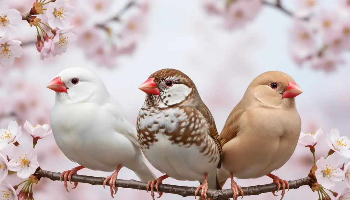 白文鳥と桜文鳥・シナモン文鳥の違い｜品種別比較