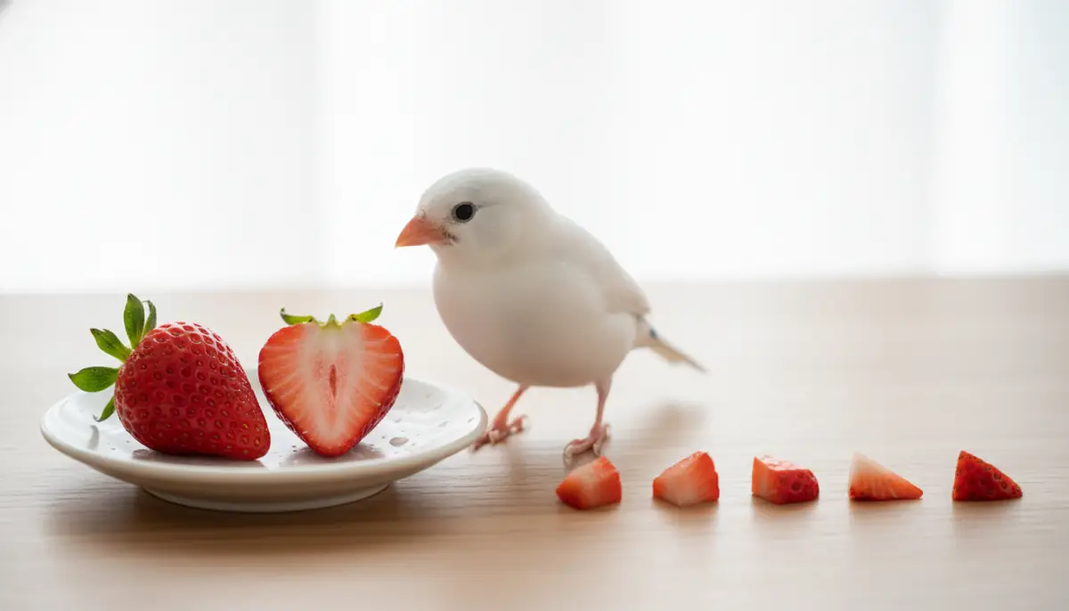 文鳥へのいちごの与え方【5ステップ】