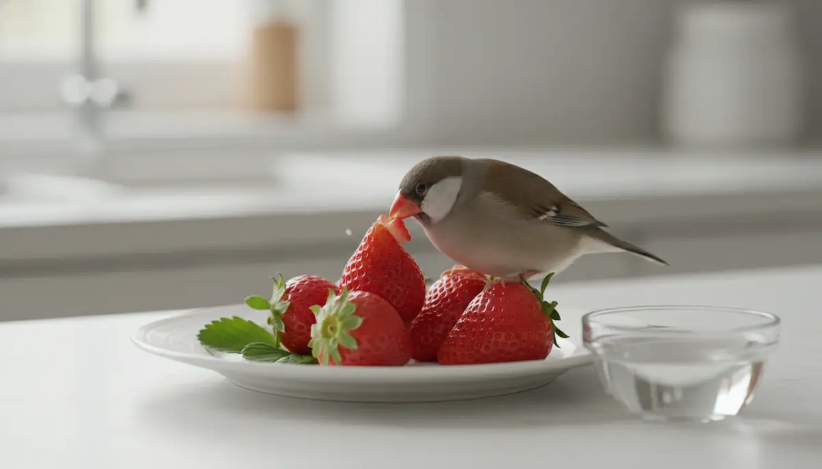 文鳥に与えるいちごの適量と頻度【根拠付き】