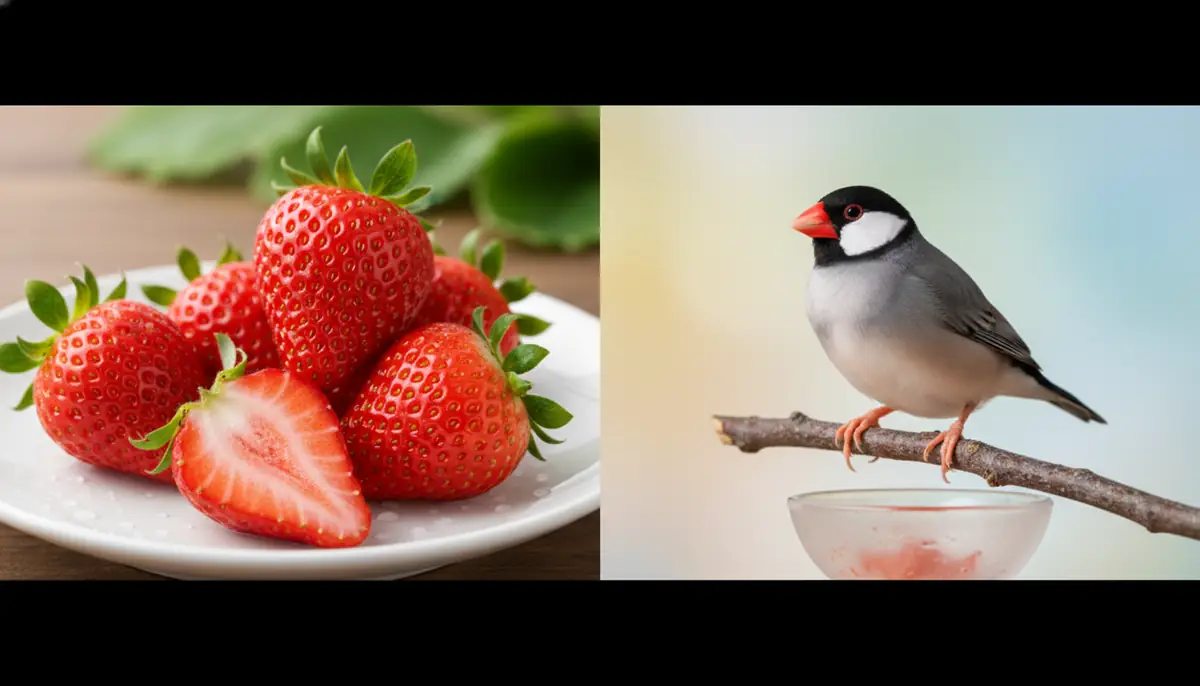 いちごの栄養素と文鳥への効果
