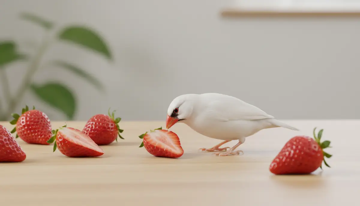 文鳥にいちごを与えるときの注意点【統合版】